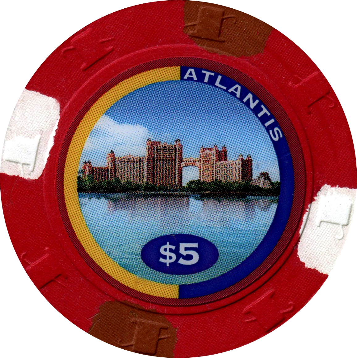 Atlantis, Paradise Island, Bahamas Casino Chip - Chipper Club
