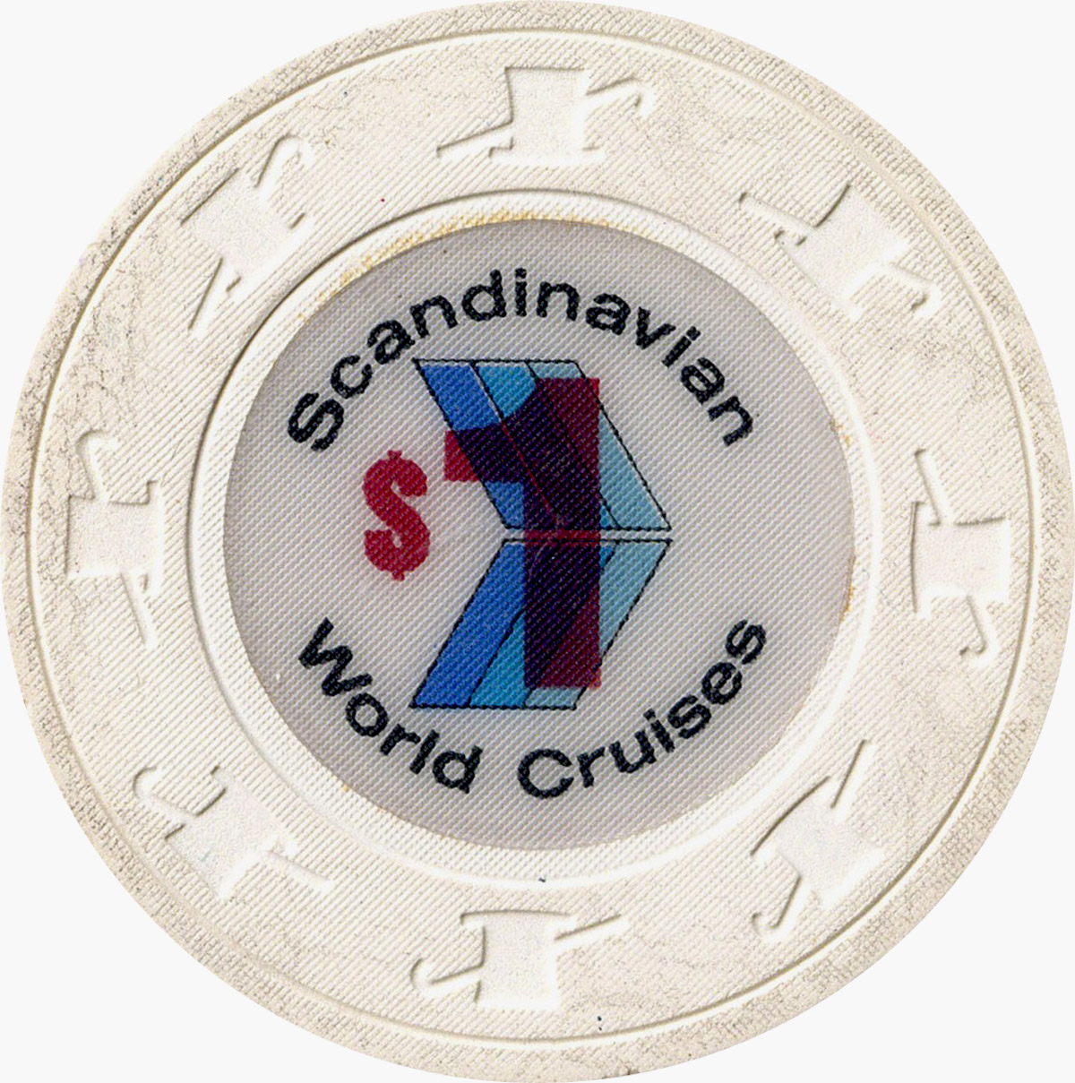 Scandinavian World Cruises Casino Chip - Chipper Club - Chipper Club