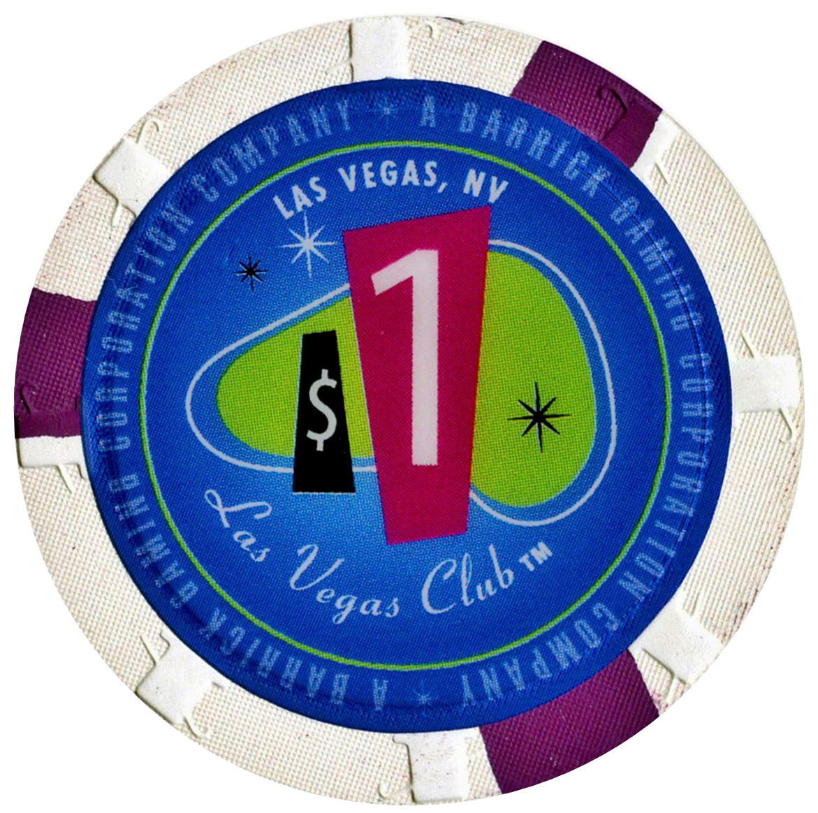 Las Vegas Club, Las Vegas, NV Casino Chip - Chipper Club - Chipper Club