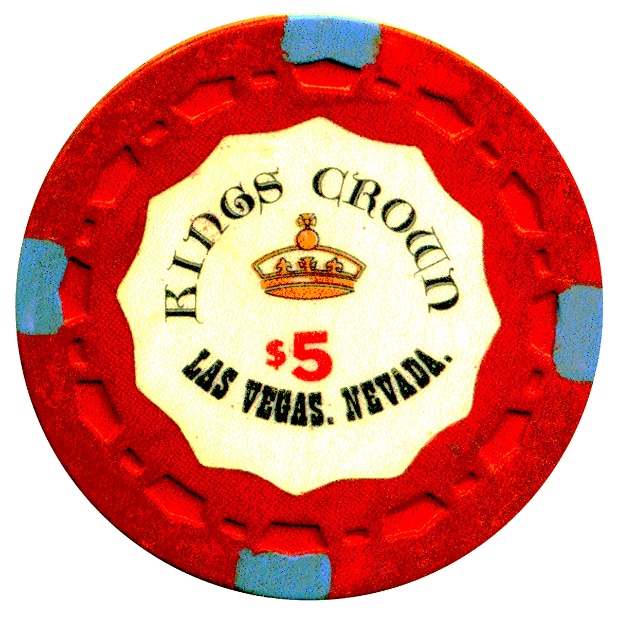 Kings Crown, Las Vegas, NV $5 Casino Chip - Chipper Club ...