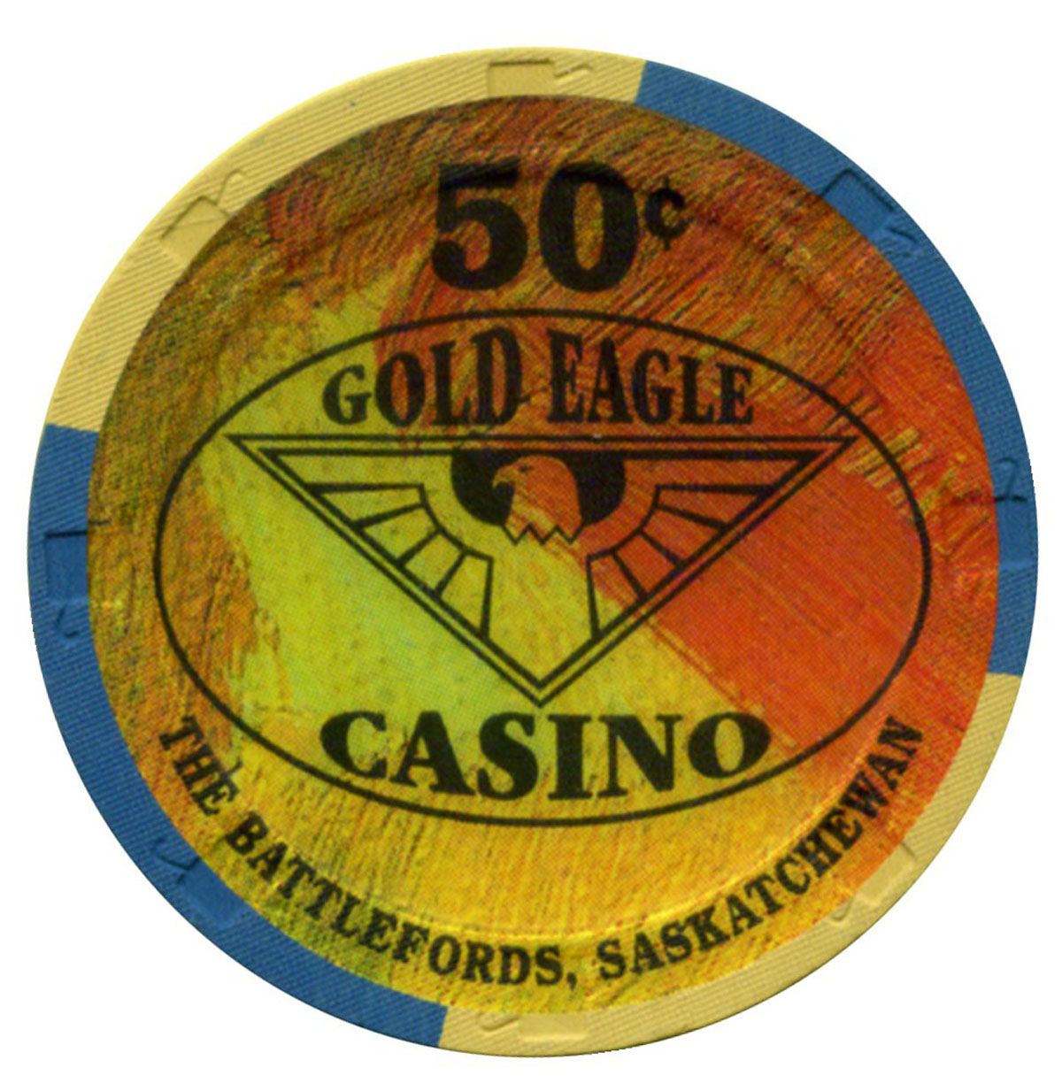 Gold Eagle Casino North Battleford Saskatchewan 50 Chip