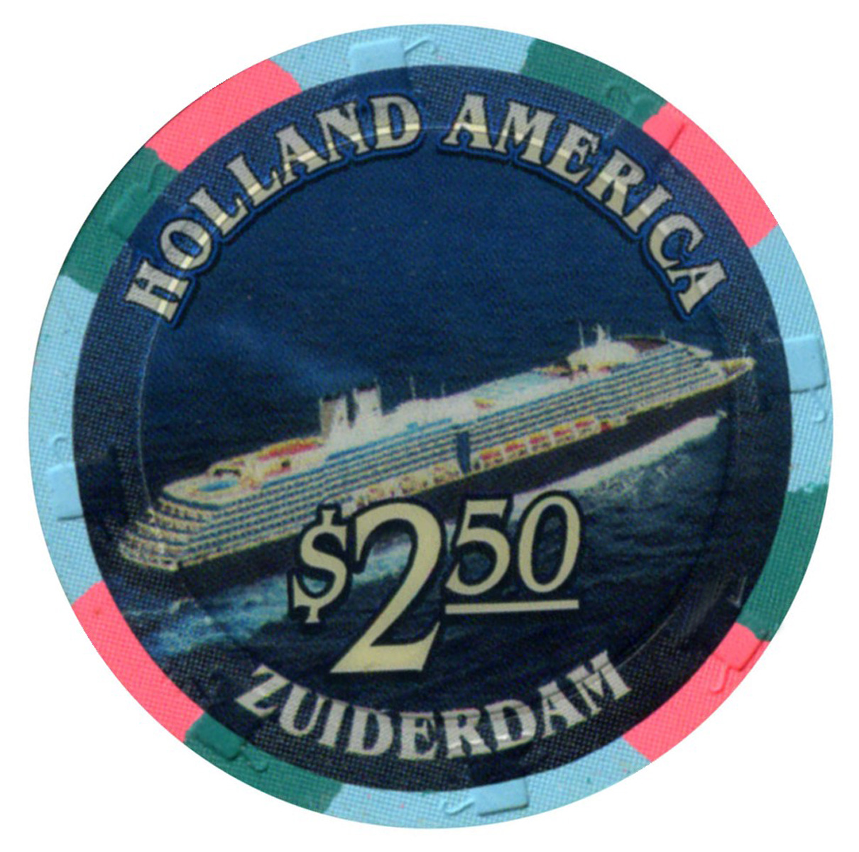 Holland America Line M.S. Zuiderdam Snapper Chip - Chipper Club
