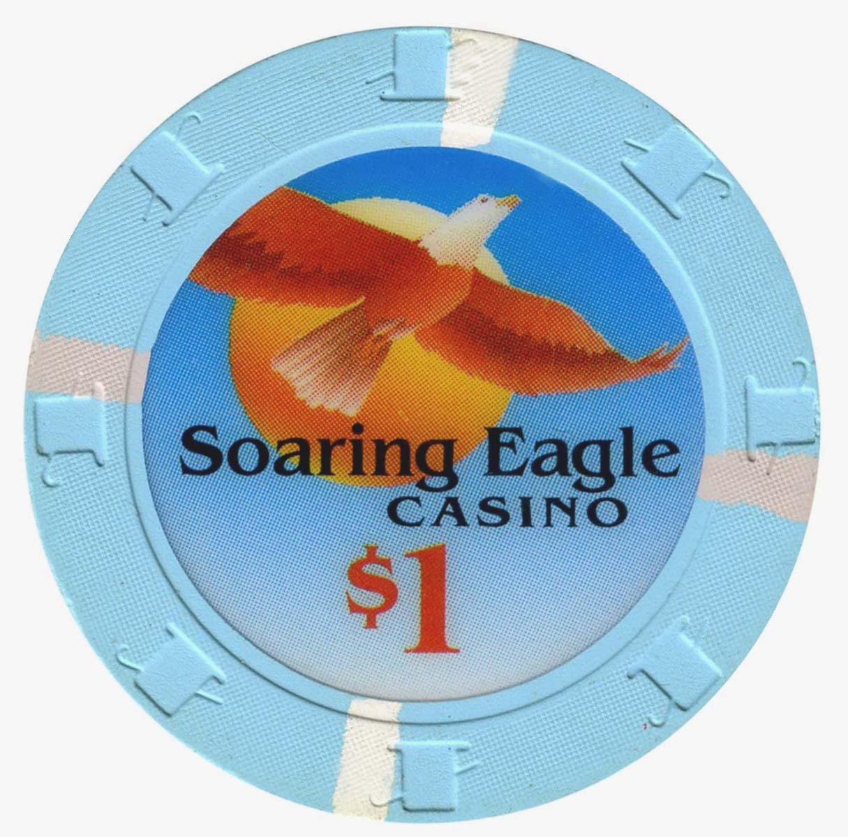 Soaring Eagle, Mount Pleasant, MI $1 Regular House Chip - Chipper Club